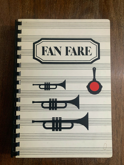 Fan Fare Cook book by Rochester Philharmonic League 1981 1st Print (Q6)