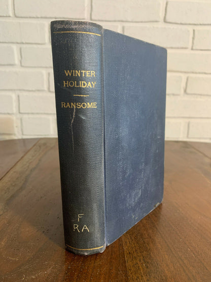 Winter Holiday, Vintage 1934 Second Impression HC, Arthur Ransome (O6)
