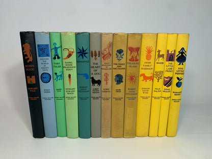 Junior Deluxe Editions - Lot of 13 Books - Alice in Wonderland, Treasure Island