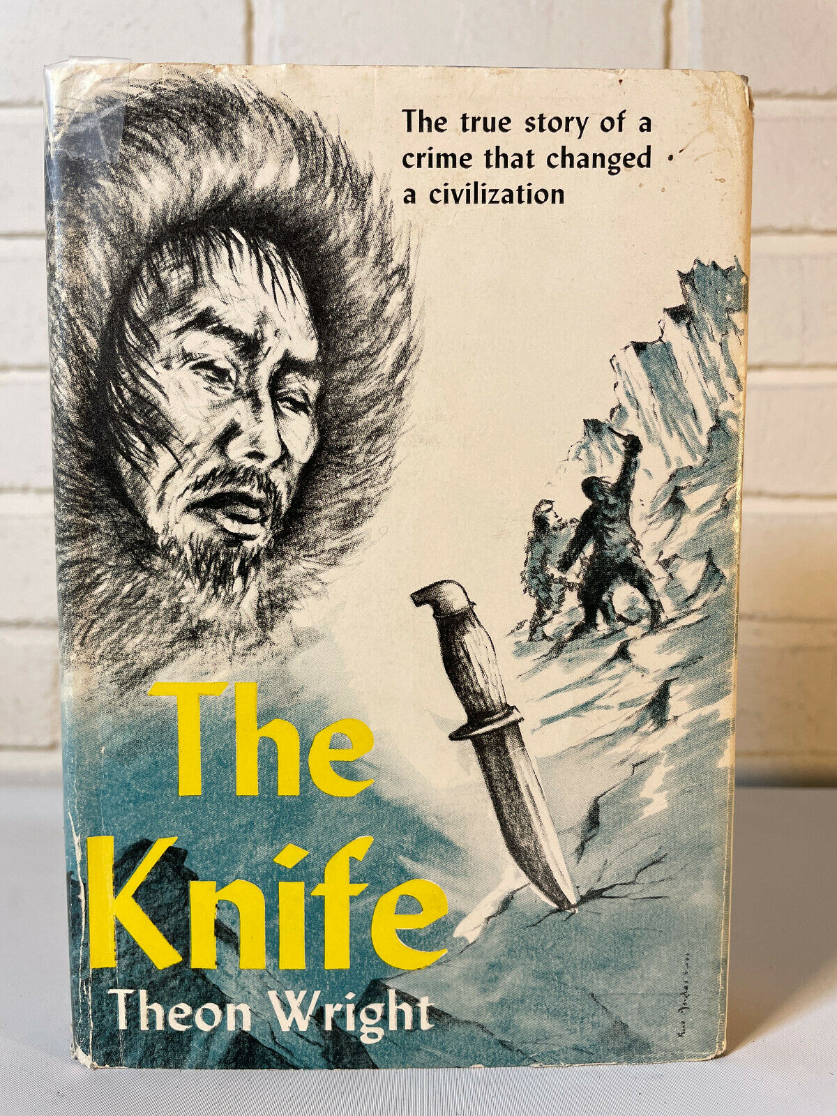 The Knife By Theon Wright Hardcover Book with Dusk Cover 1955 1st Edition (C4)