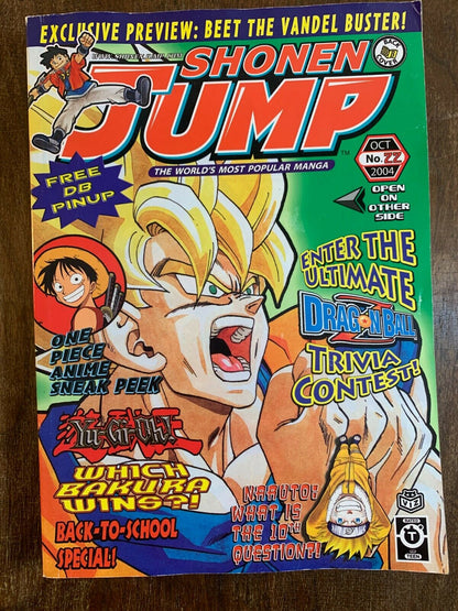 Shonen Jump Magazine Oct 2004 Volume 2, Issue 10 #22 Manga Anime