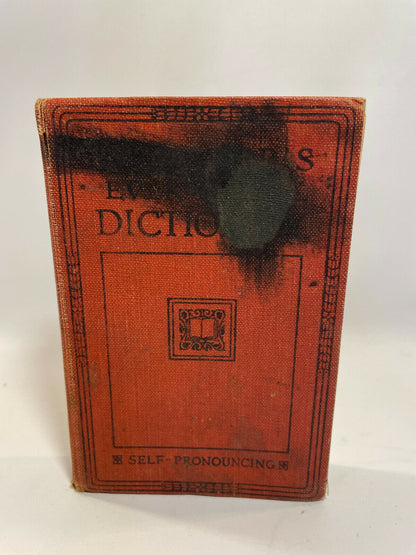Webster's Ever-Ready Dictionary Self-Pronouncing  Copyright 1926 Edition 
