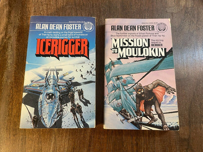 Icerigger & Mission To Moulokin by Alan Dean Foster Ethan Fortune Series (Q1)