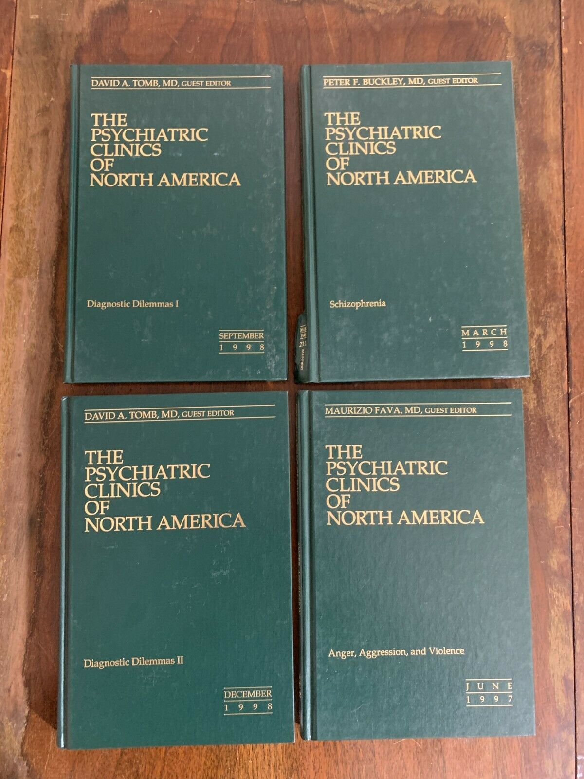 The Psychiatric Clinics Of North America [1997-1998 · Set of 4]