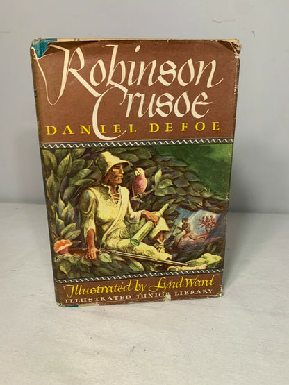 Robinson Crusoe by Daniel Defoe, Illustrated Junior Library (1946) C4