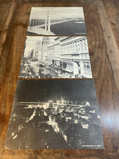 San Francisco, Market Street, Golden Gate [9"x7" Jumbo Postcard]