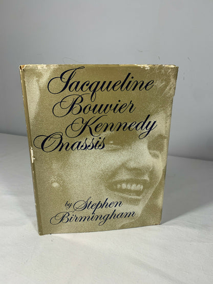 Jaqueline Bouvier Kennedy Onassis by Stephen Birmingham 1st Printing