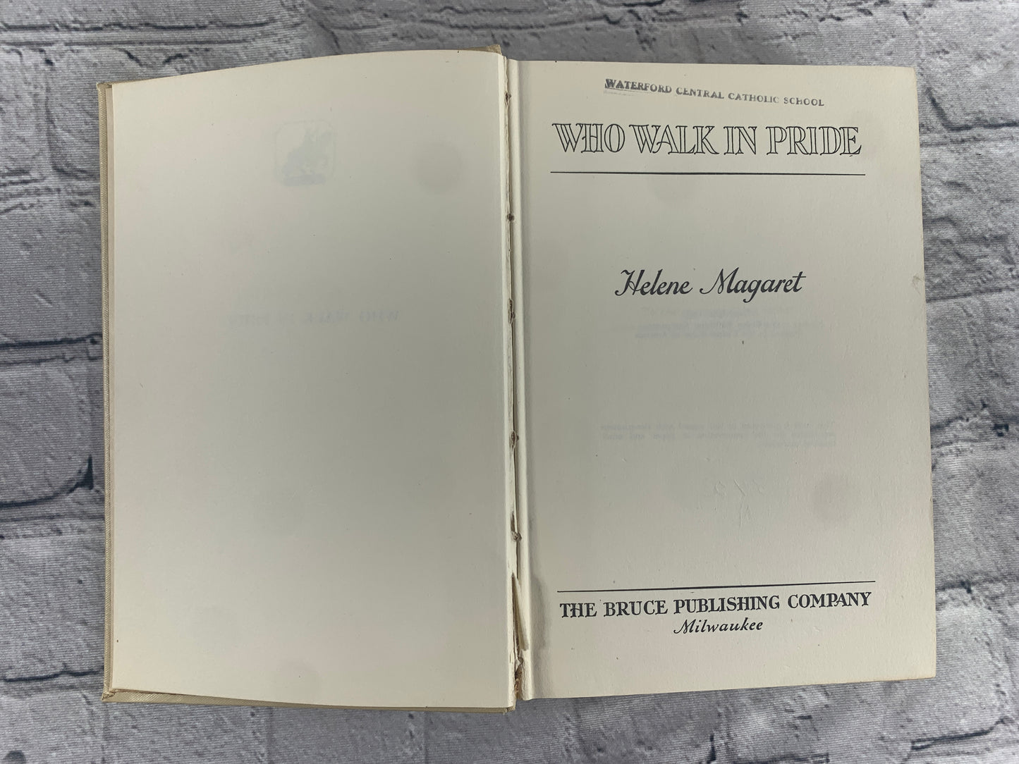 Who Walk in Pride by Helene Margaret [1945]