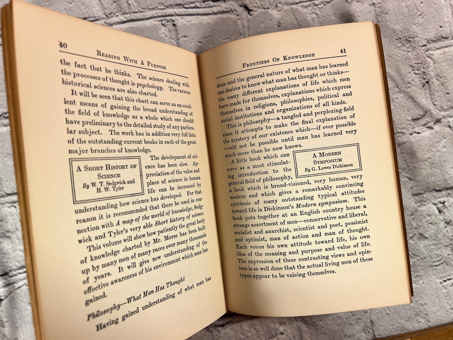 Reading With A Purpose [20 Book Lot · American Library Association · 19205-1927]