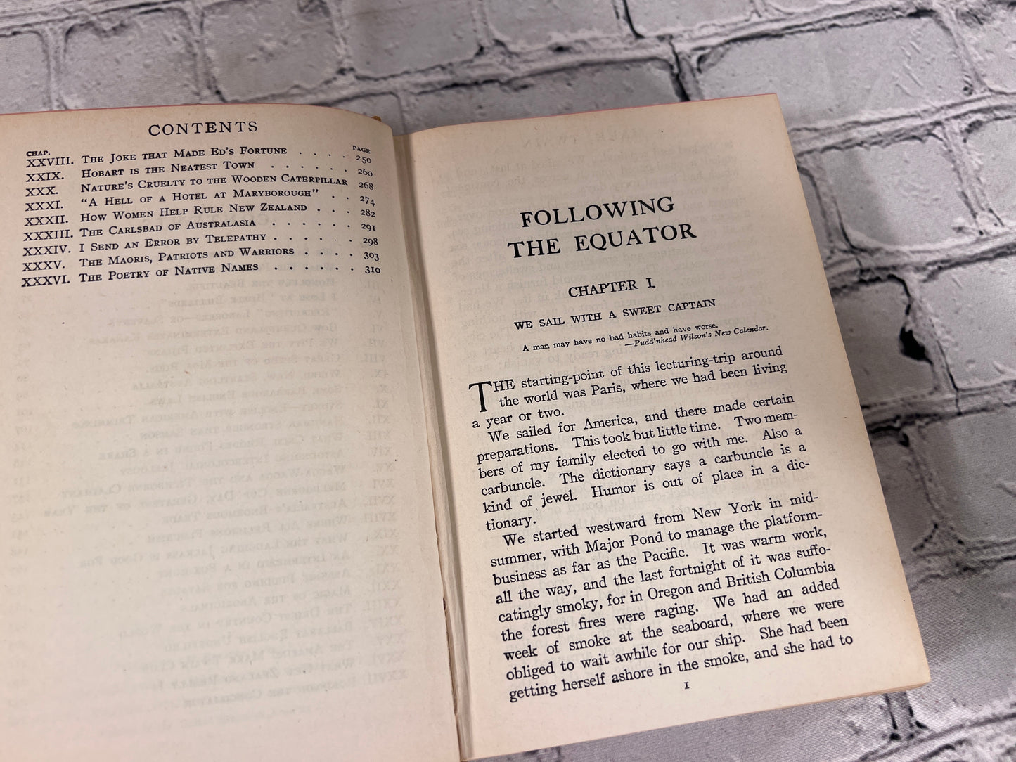 Following the Equator by Mark Twain [American Artists Edition · Vol 13]