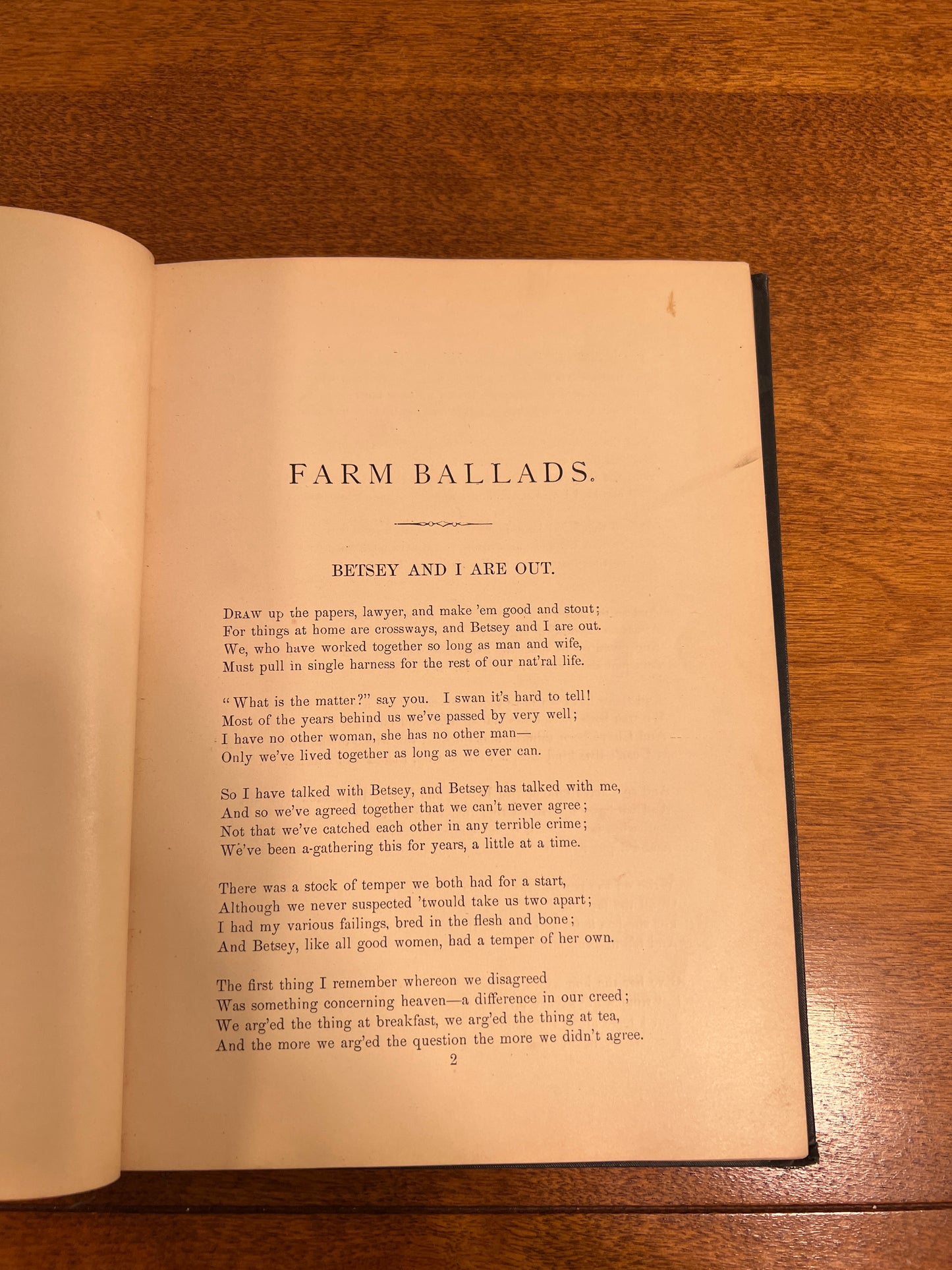 Farm Ballads by Will Carleton 1873