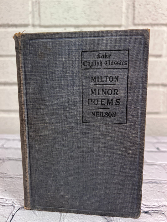 Minor Poems: L'Allegro, Il Penseroso, Comus & Lycida by John Milton [1908]