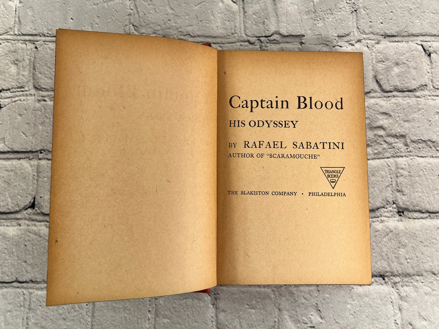 Captain Blood by Rafael Sabatini [Triangle Books · 1946]