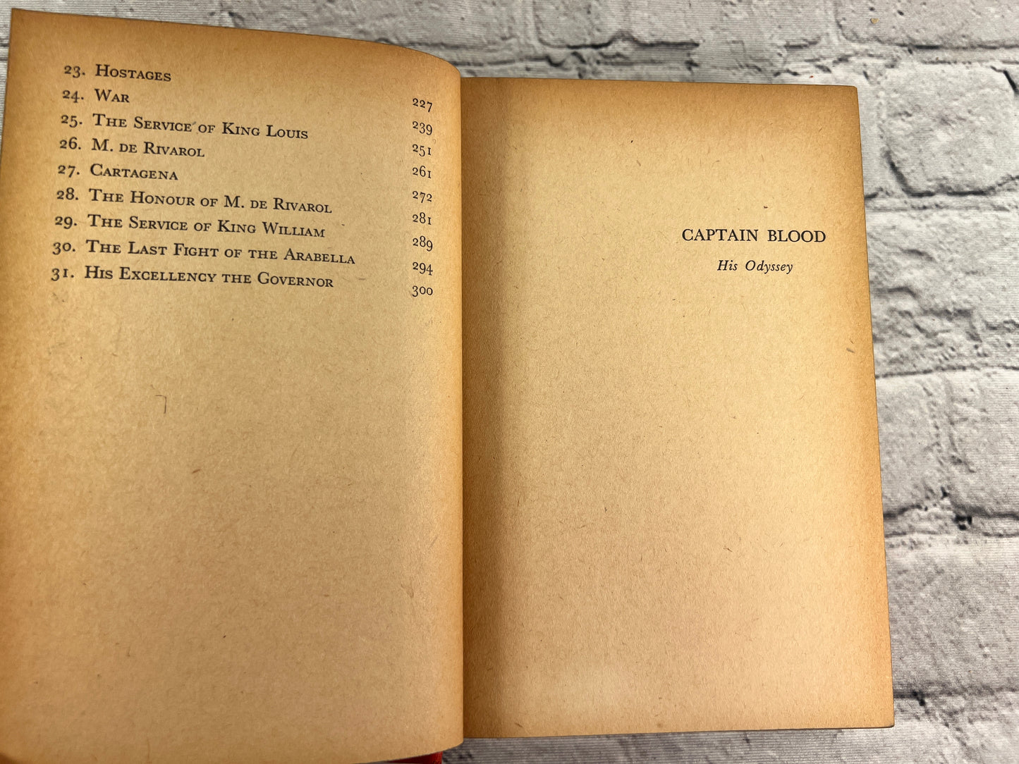 Captain Blood by Rafael Sabatini [Triangle Books · 1946]