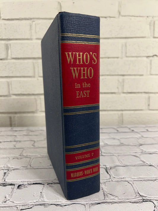 Who's Who in the East Volume 7 by the A. N. Marquis Company [1959 · 7th Edition]