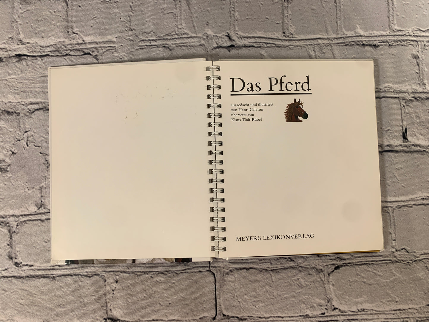 Das Pferd (The Horse) by Henri Galeron [1997· German]