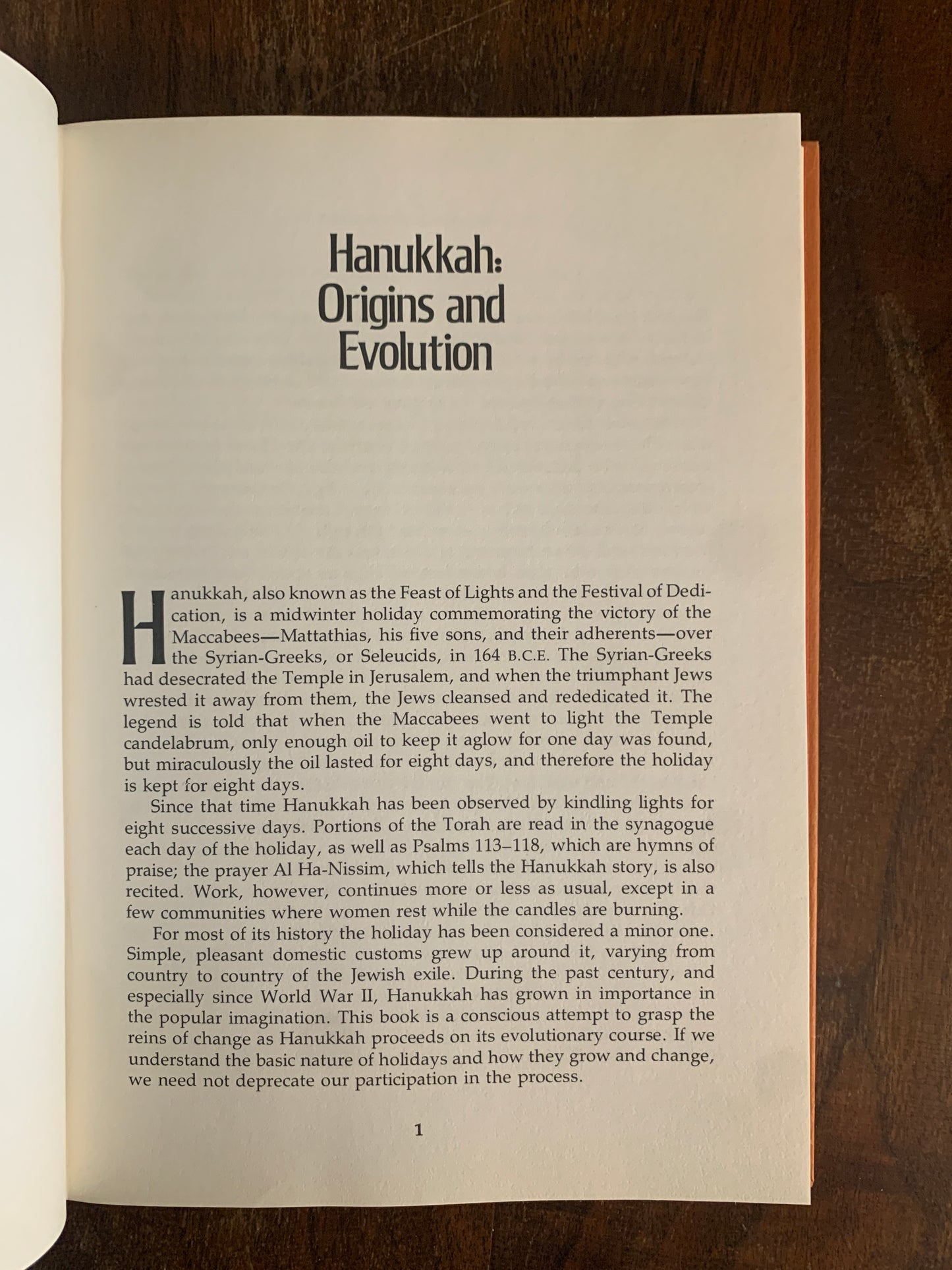 The Hanukkah Book by Mae Shaffer Rockland 1975