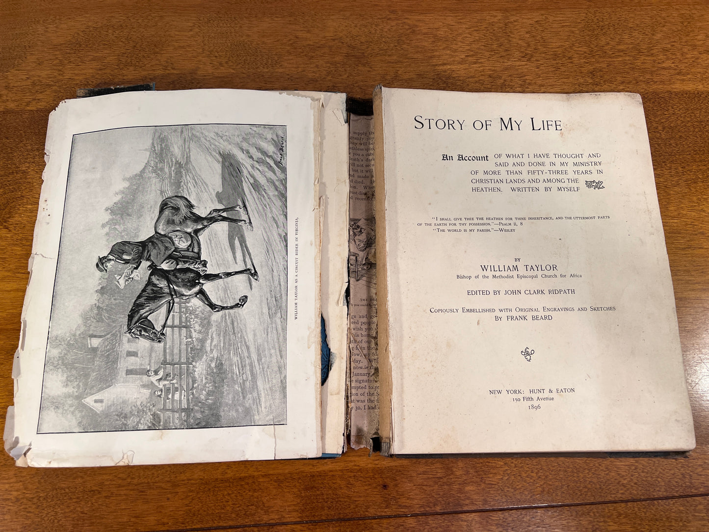 Story of My Life by William Taylor, 1896