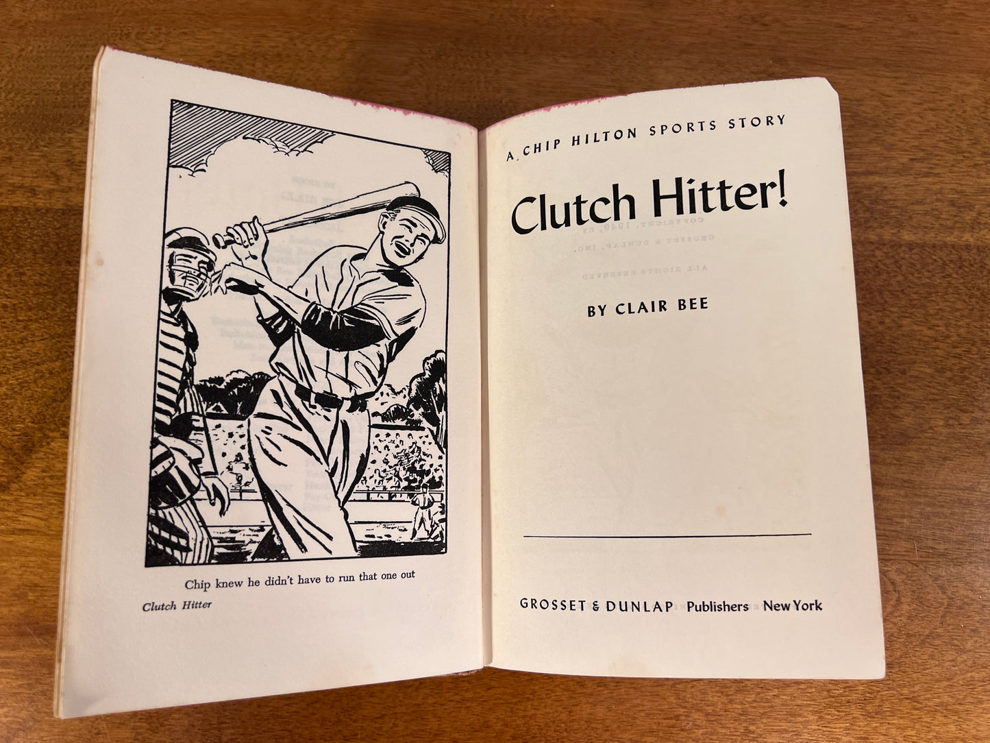 Clutch Hitter and Strike Three! by Clair Bee, 1949