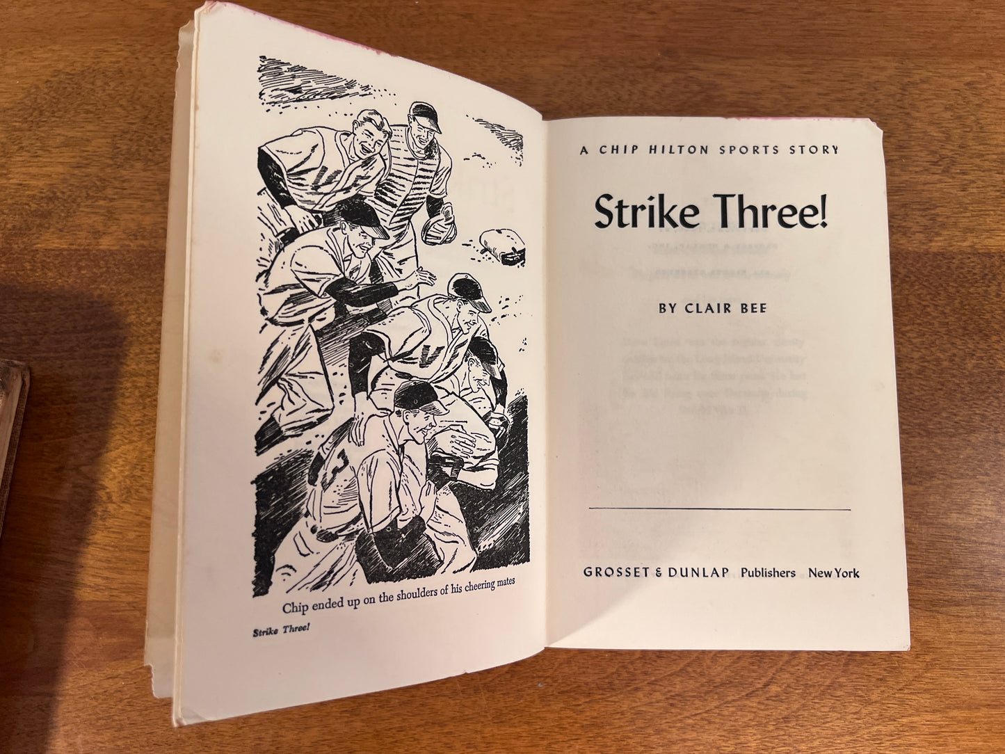 Clutch Hitter and Strike Three! by Clair Bee, 1949