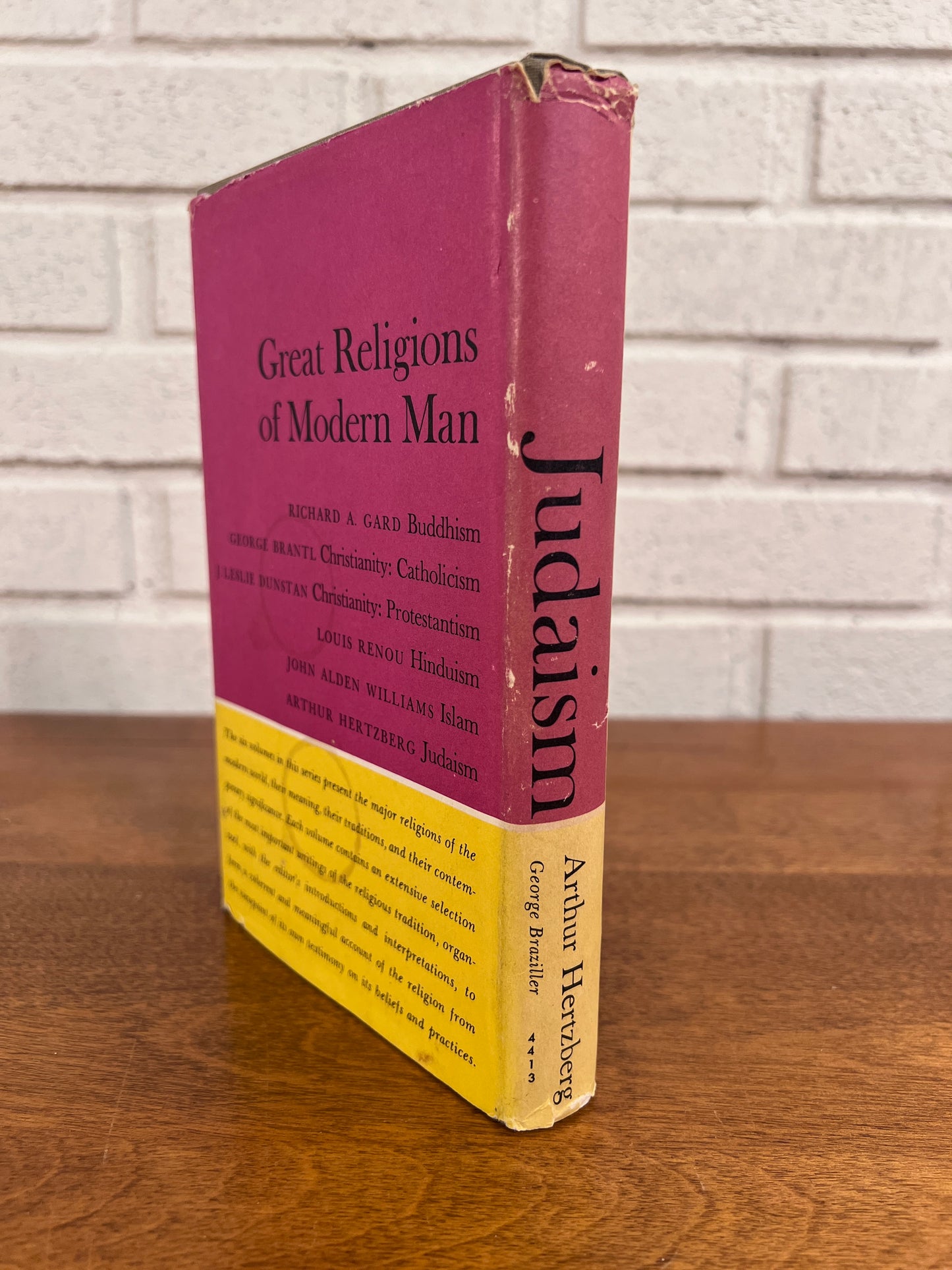 Great Religions of Modern Man, Judaism by Arthur Hertzberg, 1962