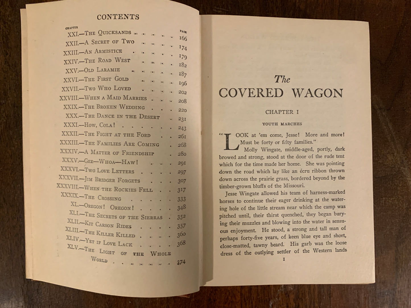 The Covered Wagon by Emerson Hough, Photoplay 1922