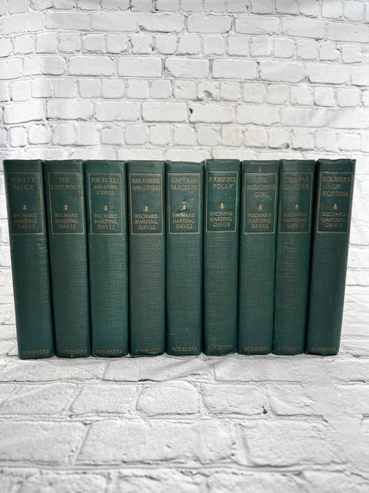 The Novels and Stoires of Richard Harding Davis [Lot of 9 · 1920s · Scribners]