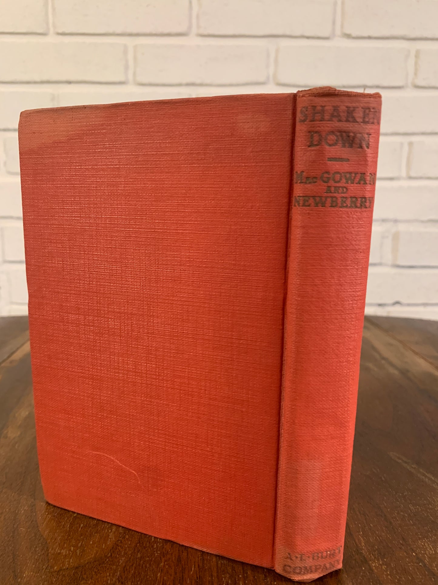 Shaken Down by Alice MacGowen & Perry Newberry 1925 Hardcover