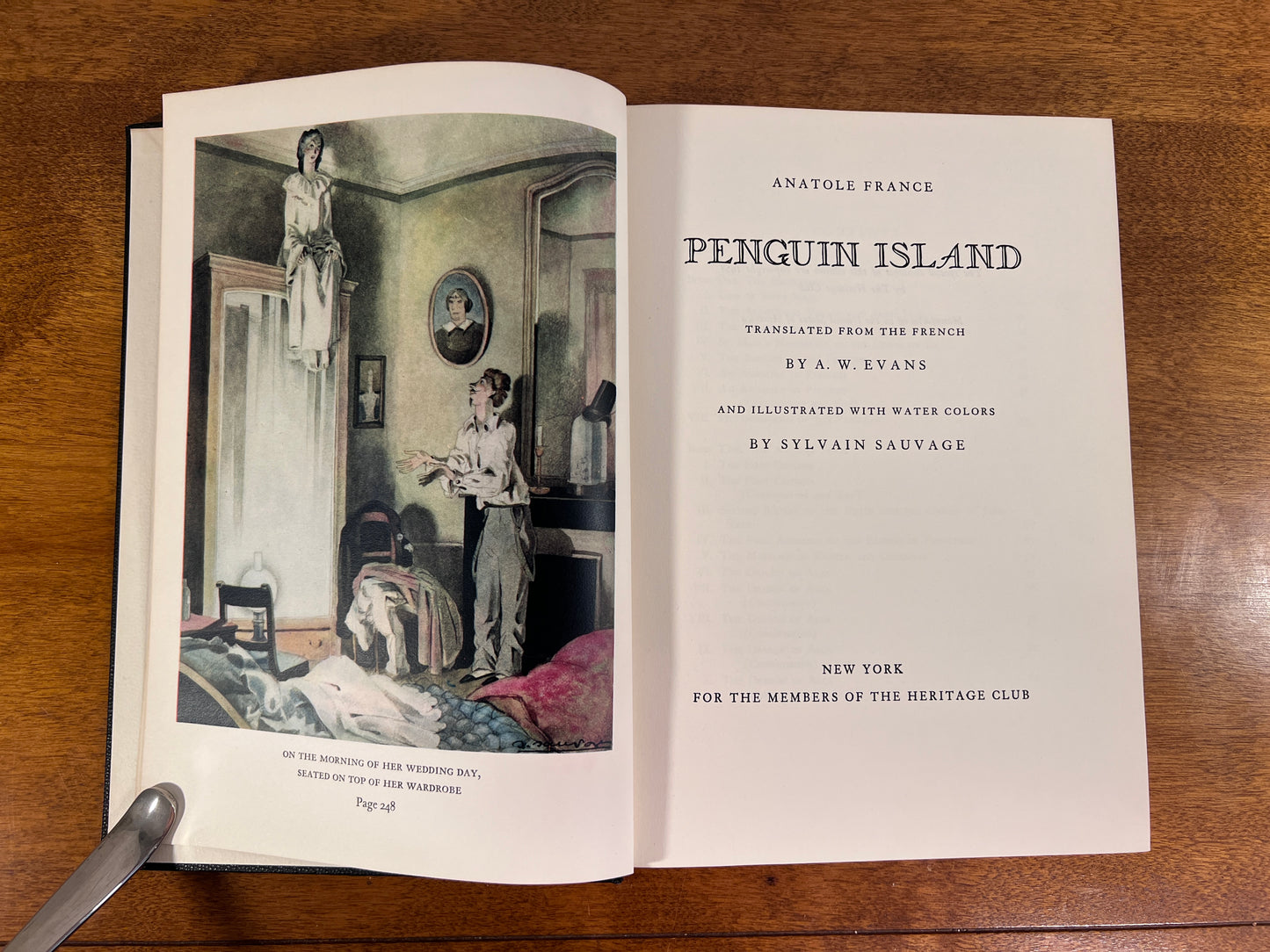 Penguin Island by A.W. Evans Illustrated by Sylvain Sauvage, 1938