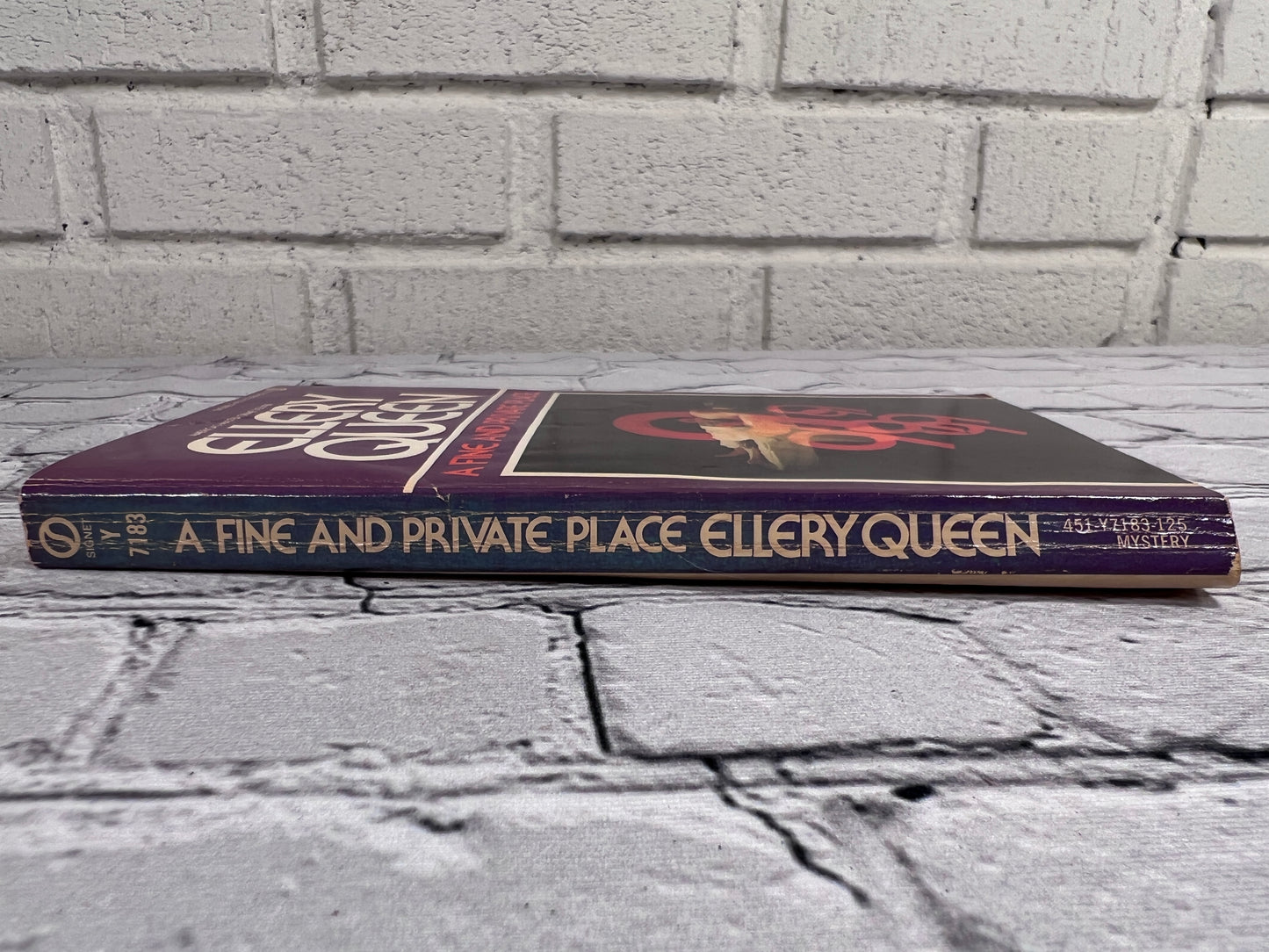 A Fine and Private Place by Ellery Queen [1972 · 3rd Printing]