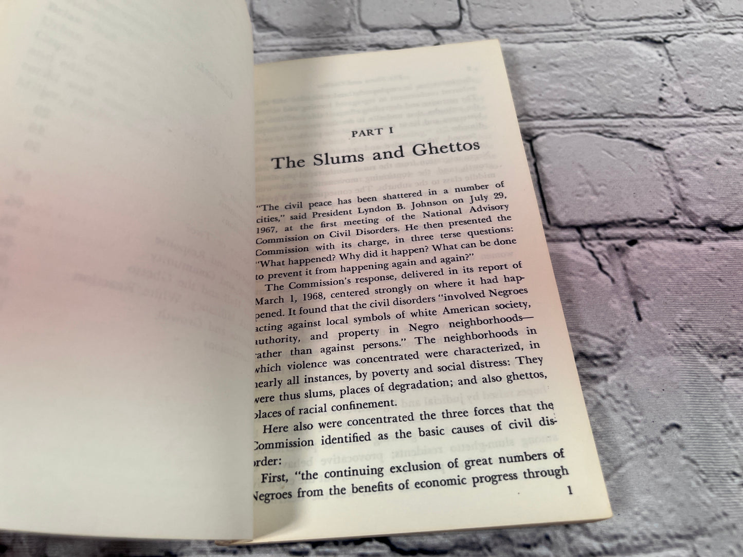 One Year Later An Assessment of the Nation's Response to the Crisis on Civil Disorders [1969]