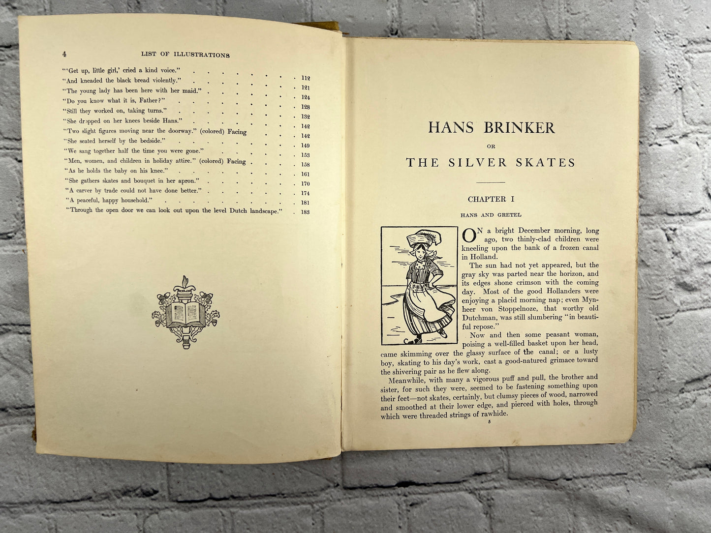 Hans Brinker or The Silver Skates by Mary Mapes Dodge [1910]