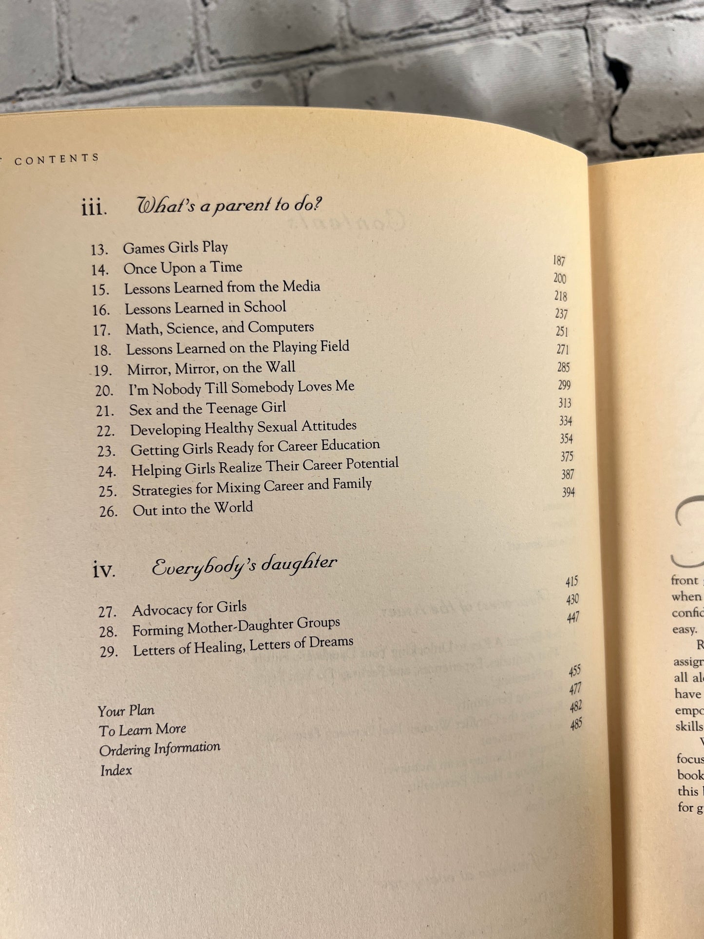 Things Will Be Different For My Daughters by Mindy Bingham and Sandy Stryker [1995]