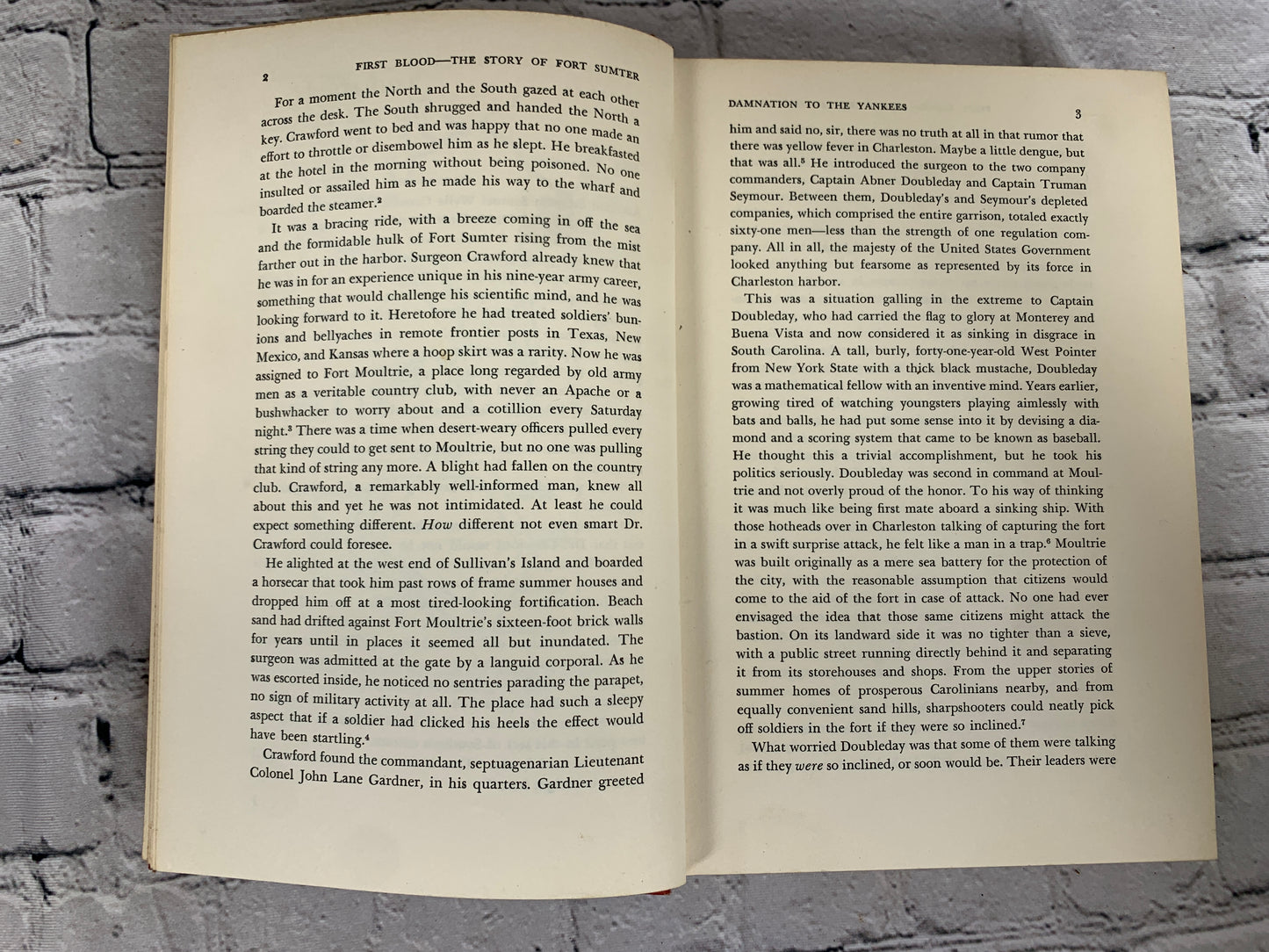 First Blood: The Story of Fort Sumpter by W.A. Swanberg [1957]