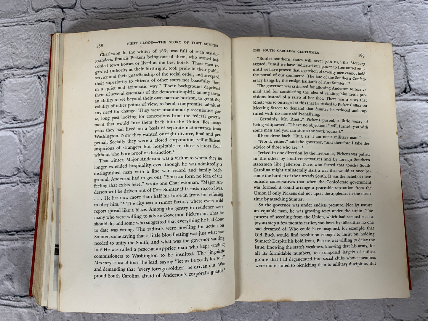 First Blood: The Story of Fort Sumpter by W.A. Swanberg [1957]