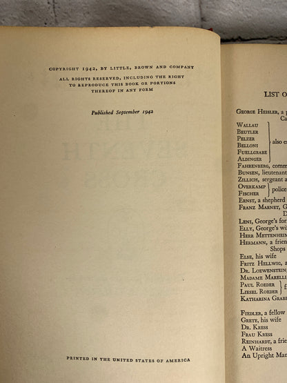 The Seventh Cross by Anna Seghers [1942]
