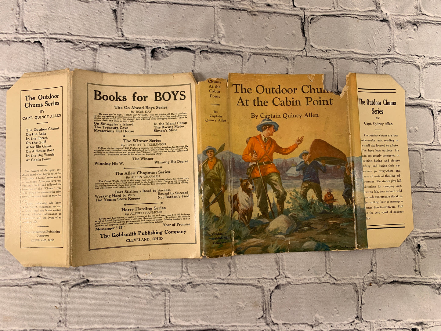 The Outdoor Chums at the Cabin Point by Captain Quiney Allen [1916]