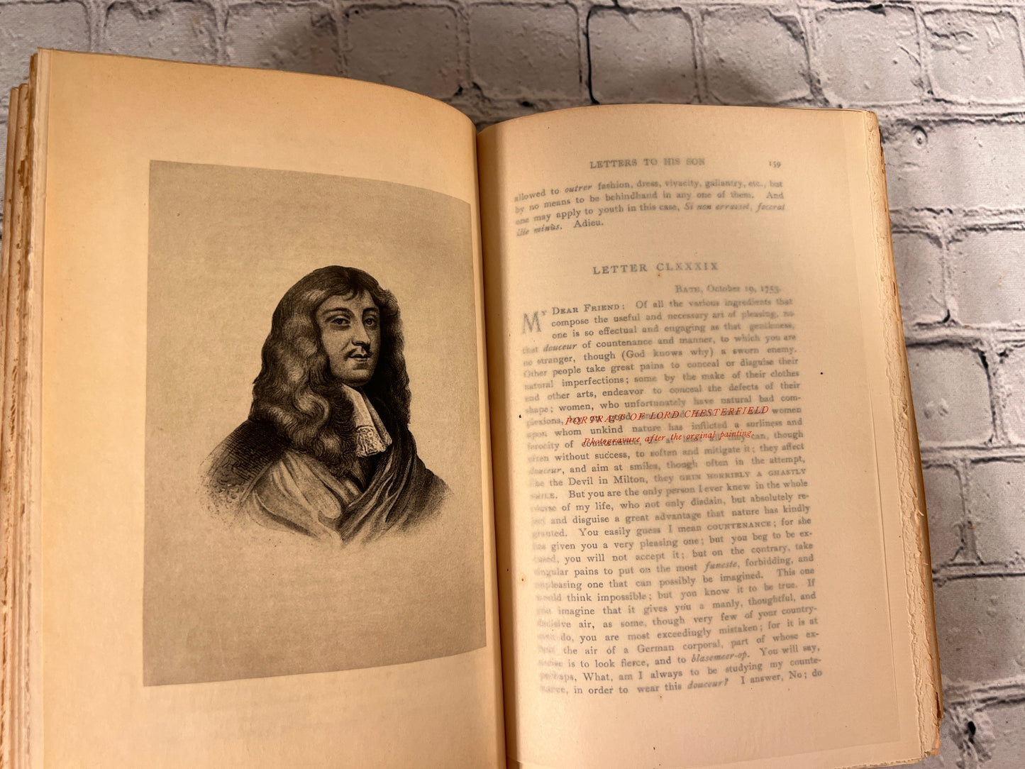 Universal Classcis Library - Letters to His Son by Earl of Chesterfield [1901]