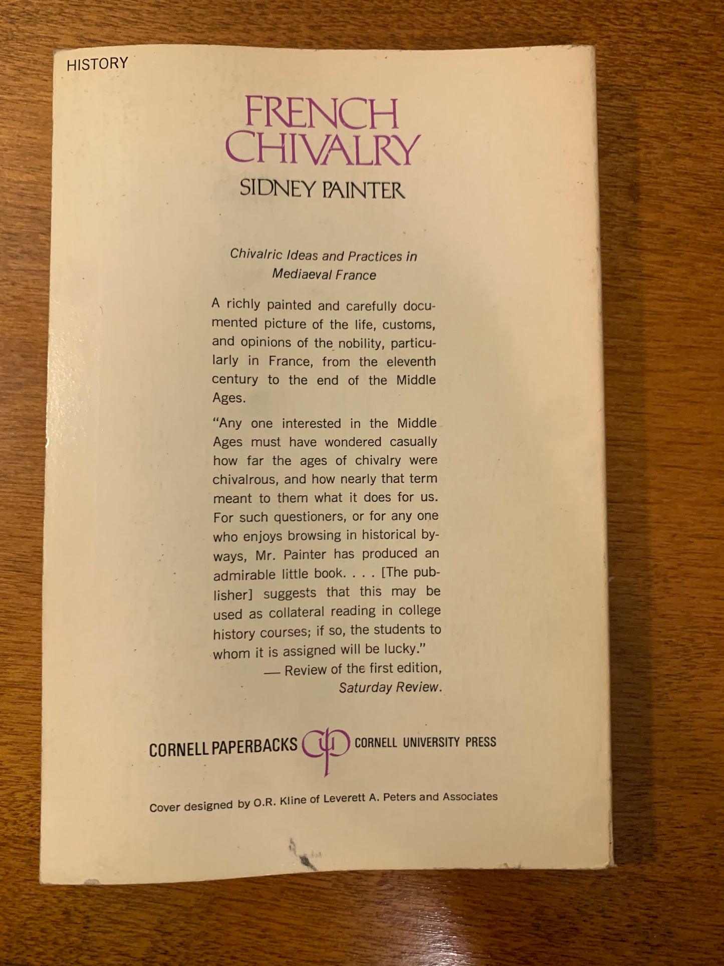 French Chivalry: Chivalric Ideals and Practices in by Sidney Painter