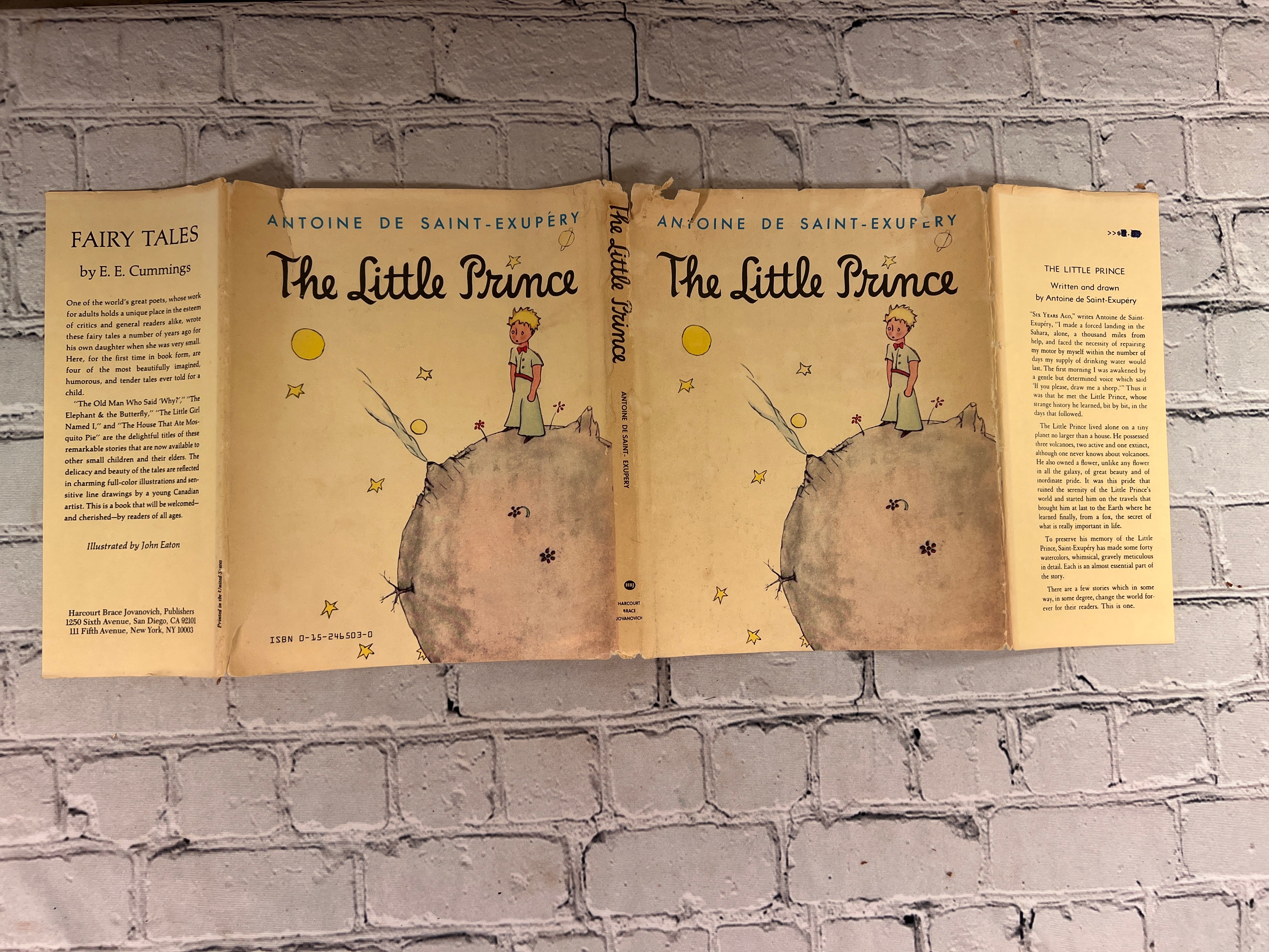 星の王子さま The Little Prince Harcourt, Brace Antoine de Saint Exupery - 