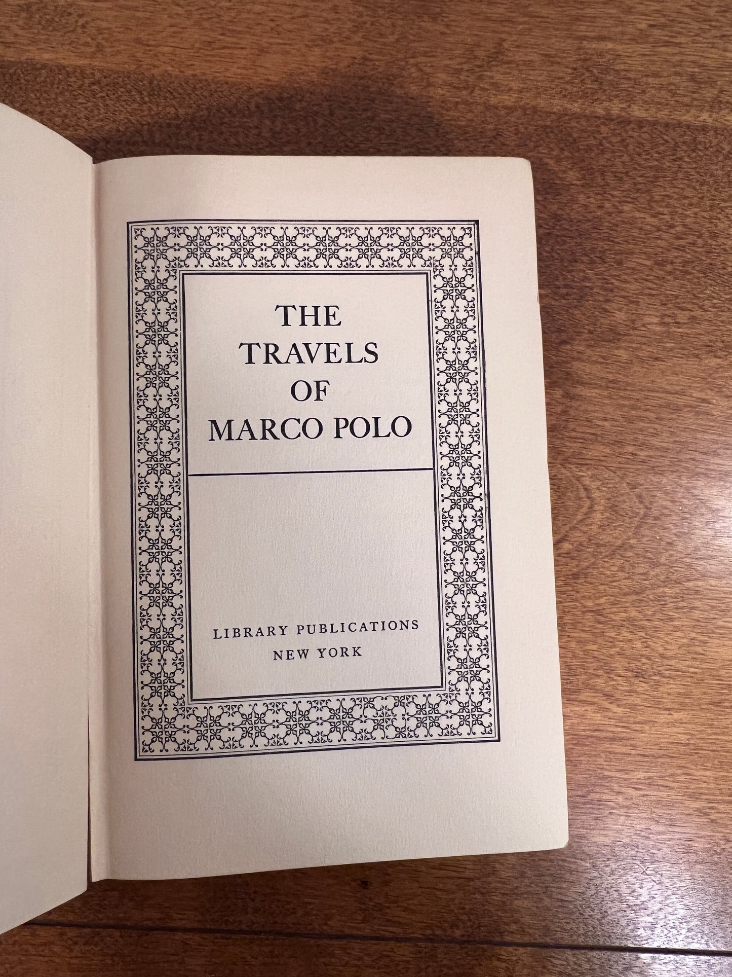 Travels of Marco Polo, World Famous Literature, Library Publications