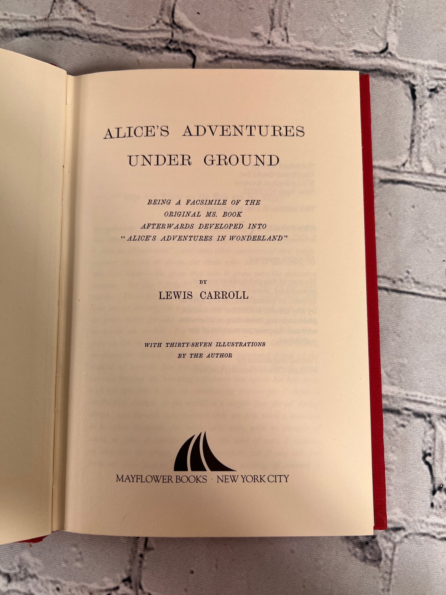 Alice's Adventures Under Ground by Lewis Carroll [1980]