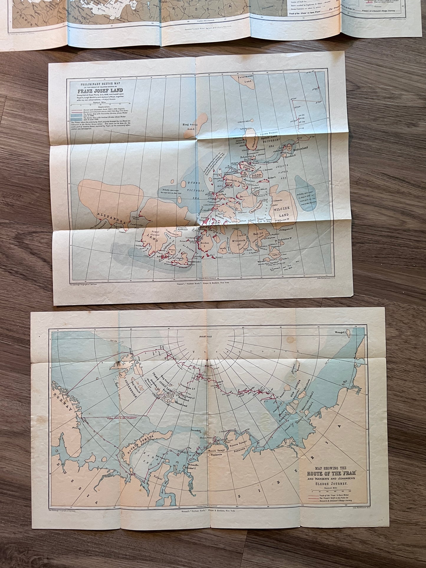 Farthest North (An Arctic Voyage) by Dr. Fridtjof Nansen - 2 Volumes 1897