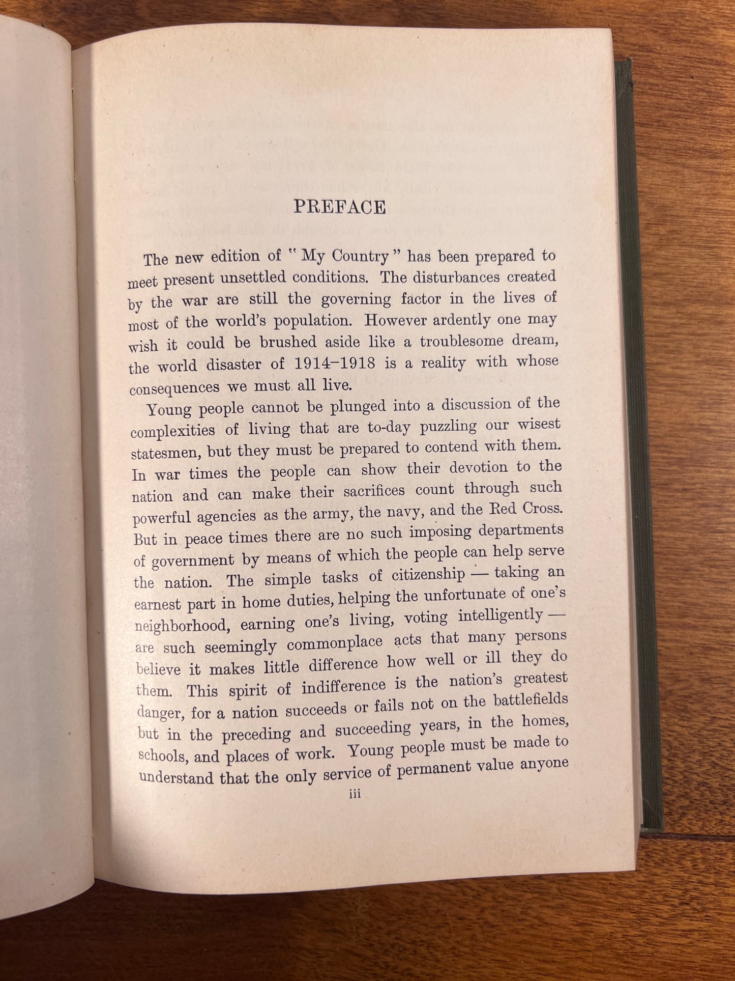 My Country: A Textbook in Civics and Patriotism  by Grace A. Turkington [1923]