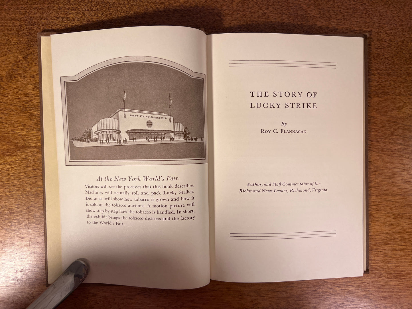 The Lucky Strike Story by Roy C. Flannagan [1939]