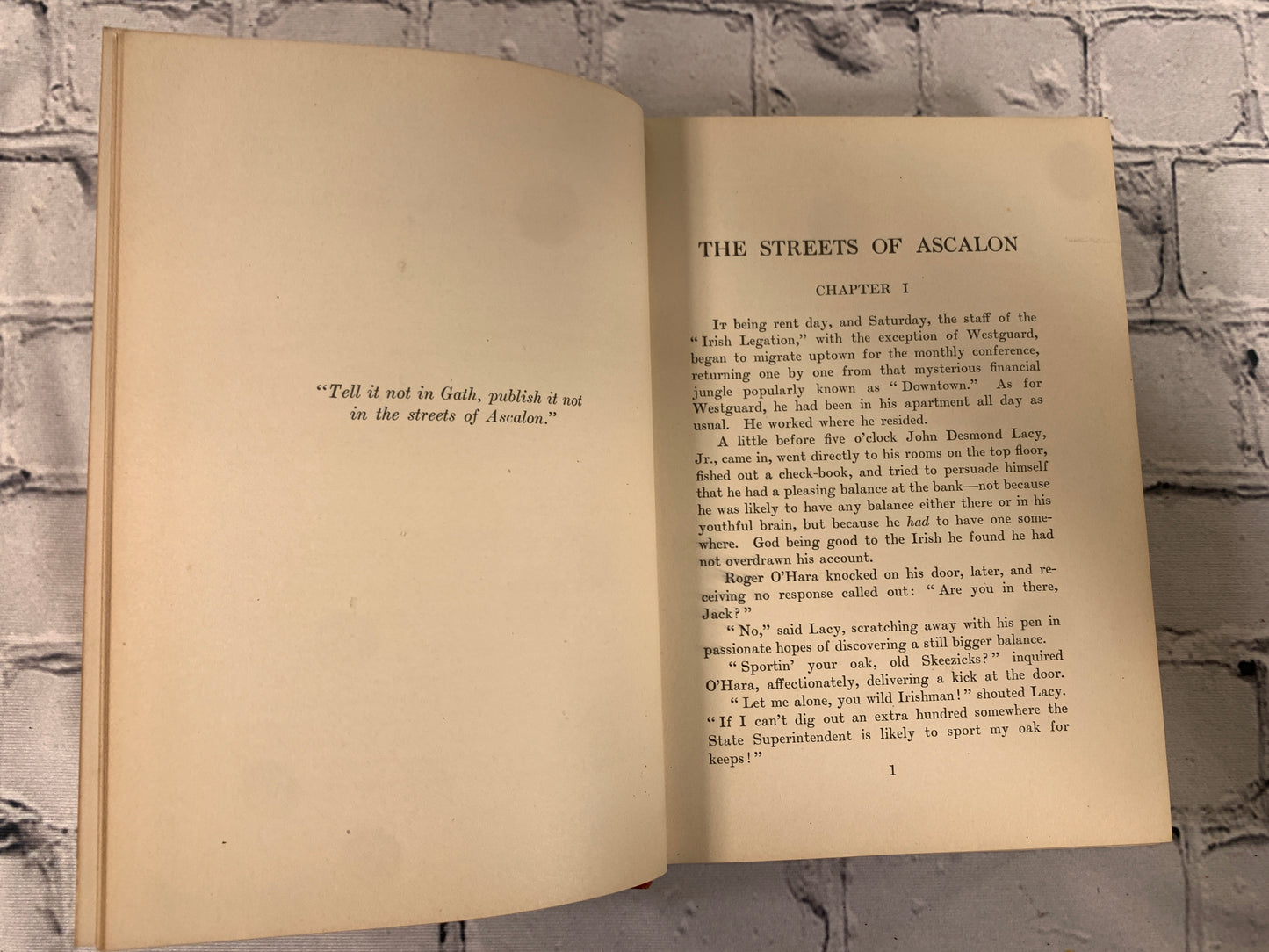 The Streets of Ascalalon by Robert W. Chambers [1912 · 1st Edition]