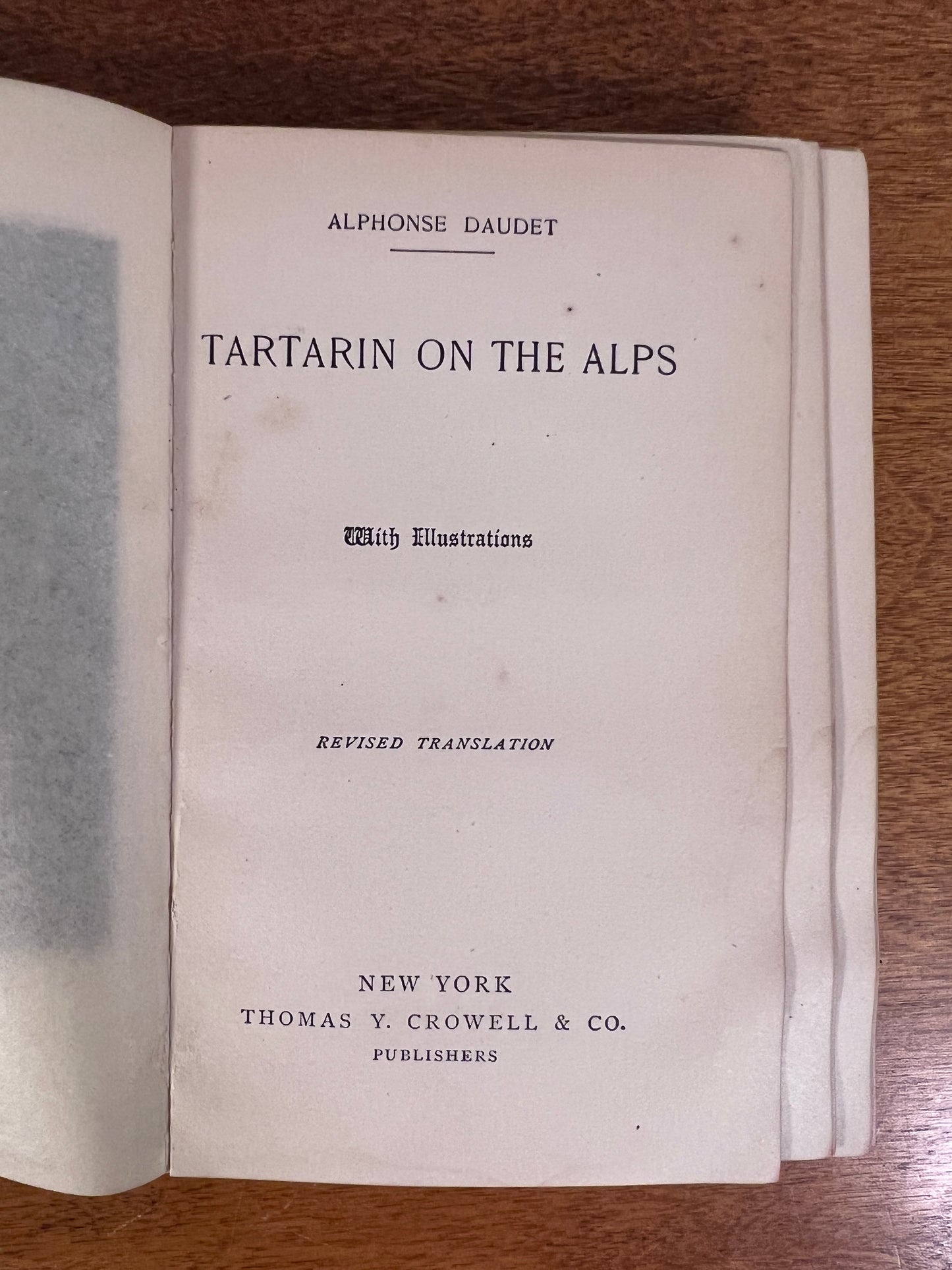 Tartarin on the Alps by Aphonse Daudet [1894]