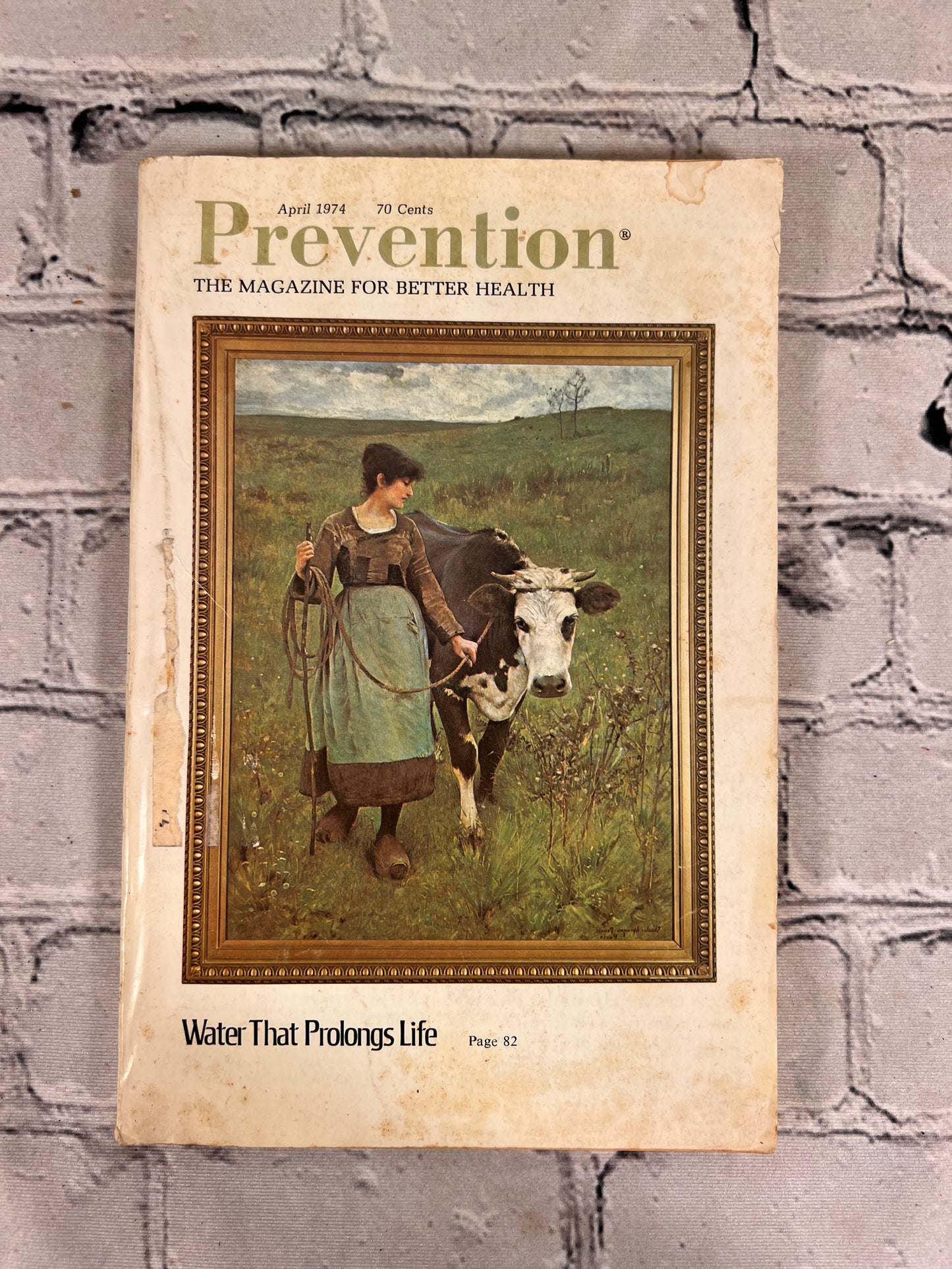 Prevention The Magazine for Better Health Water That Prolongs Life by J. I. Rodale [1974]