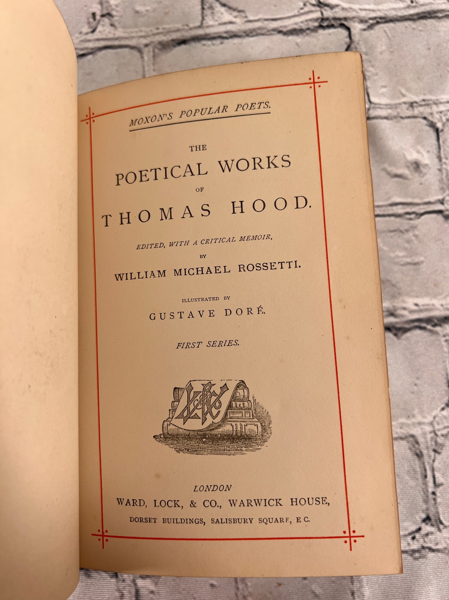 The Poetical Works of Thomas Hood [First Series  · 1800s]