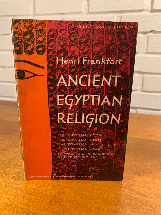 Ancient Egyptian Religion by Henri Frankfort 1961